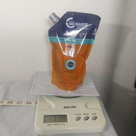 L'occitane ROSEMARY Hand & Body Liquid Soap Refill 500ML New - Picture 5 of 5